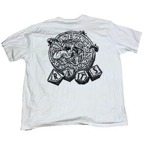 Dungeons and Dragons Chaotic Evil T-Shirt Size XXXL White Short Sleeve